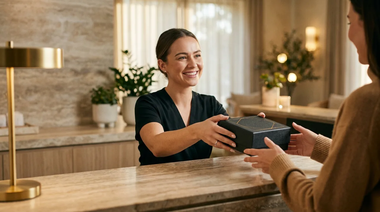 Gift cards for wellness businesses.