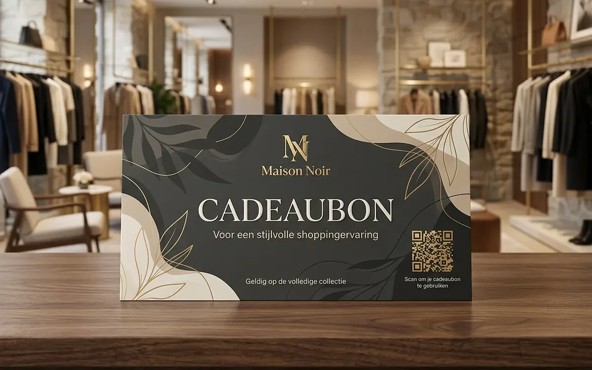 Concept stores / boetieks toepassing voor cadeaubonnen.